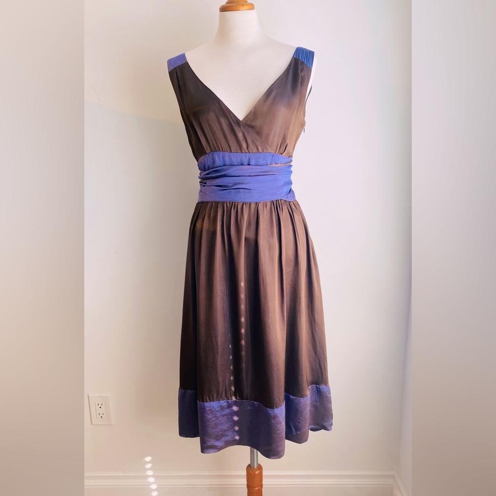 Zara Two Tone Shimmer Dress